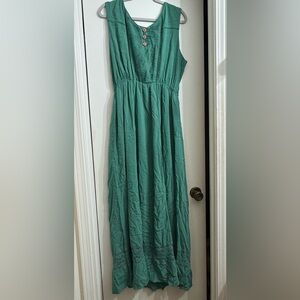Matilda Jane Down In The Valley green maxi dress
